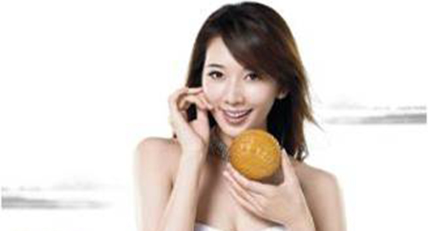 林志玲西安米旗月饼广告代言